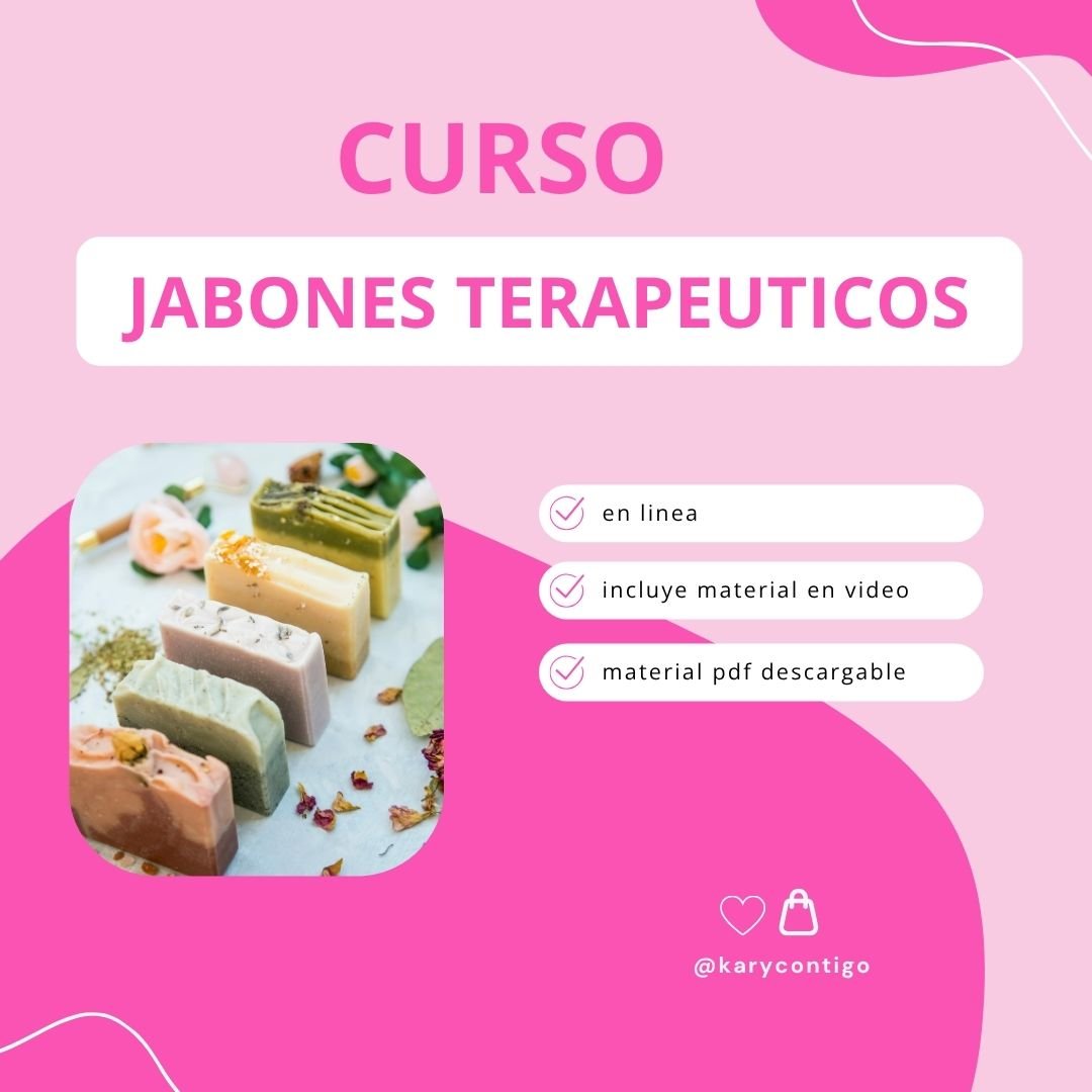 Curso de JABONES TERAPEUTICOS