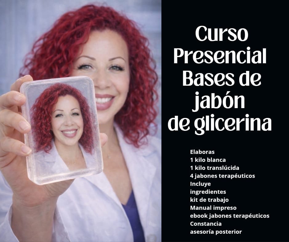 Curso presencial de jabones terapéuticos