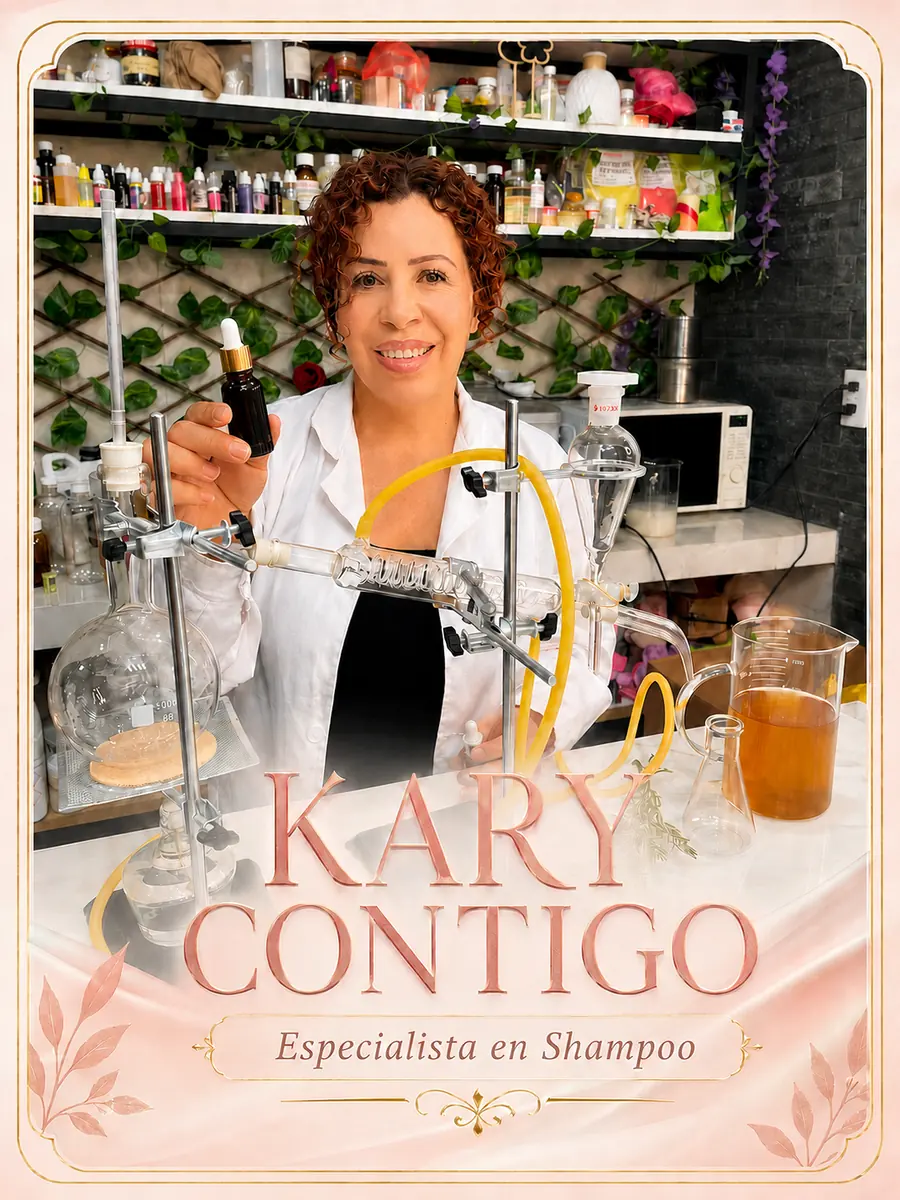 Kary Contigo, pedagoga titulada y especialista en curso de shampoo artesanal profesional